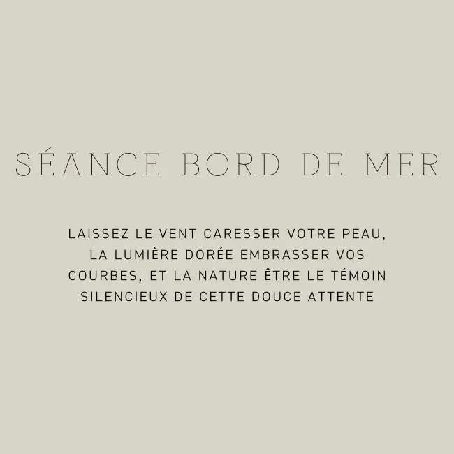 SEANCE EN STUDIO Laisser le tissu effleurer votre peau, révélant en douceur le berceau secret de la vie. (5)